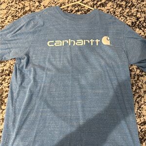 Carhartt Blue Short Sleeve Tee Durable Cotton